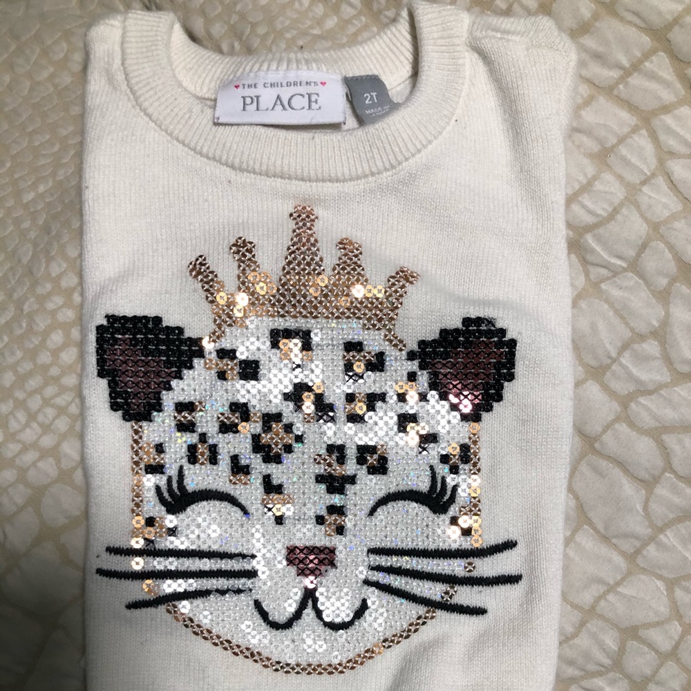 Princess leopard sweater